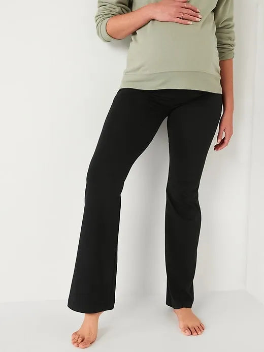 Maternity Full-Panel Flare Leggings