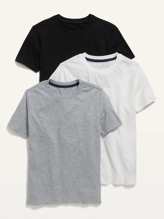 Softest Short-Sleeve T-Shirt 3-Pack for Boys