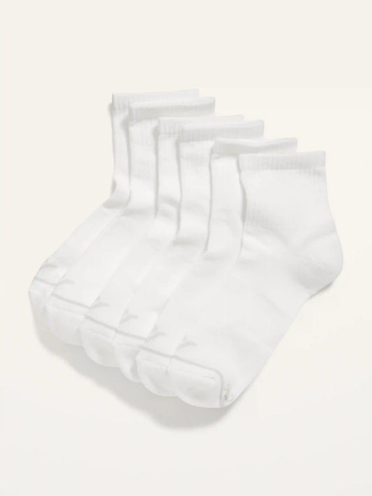 Athletic Quarter Crew Sock 3-Pack for Women