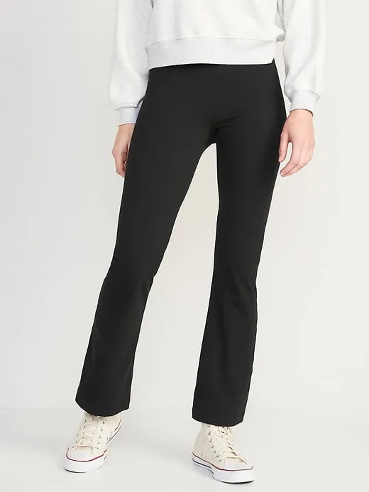 High-Waisted Fashion Flare Leggings