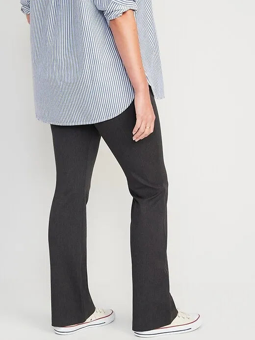Maternity Full-Panel Pixie Flare Pants