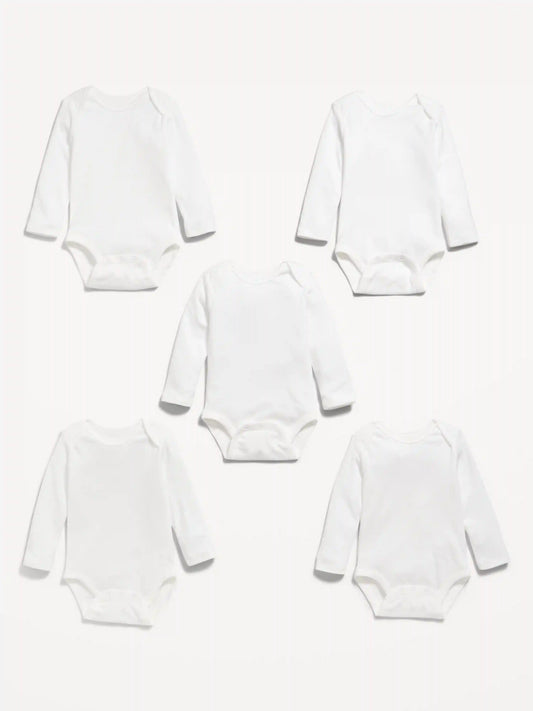 Unisex Bodysuit 5-Pack for Baby