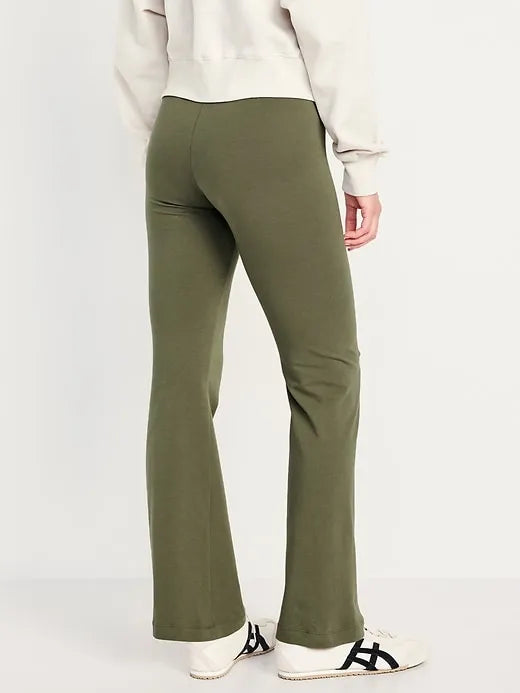High-Waisted Fashion Flare Leggings