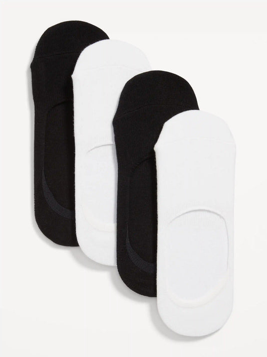 4-Pack No Show Socks