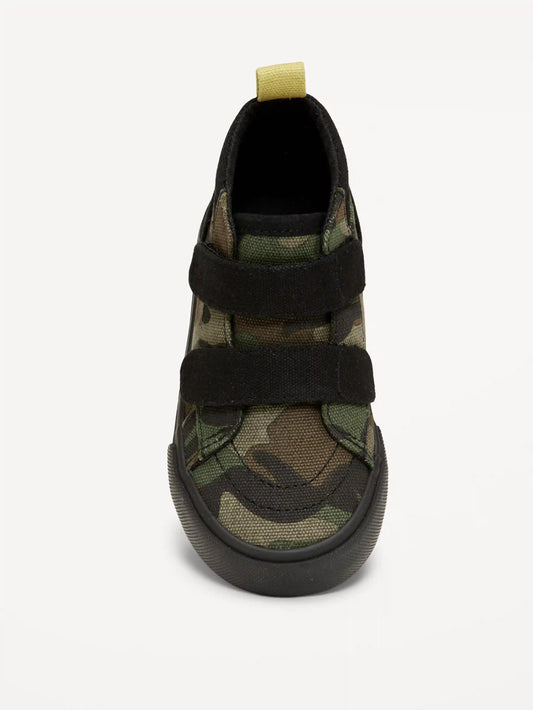 Double Secure-Strap High-Top Sneakers for Toddler Boys