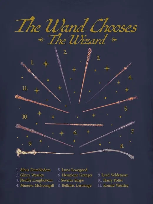 Harry Potter Wands Graphic T-Shirt