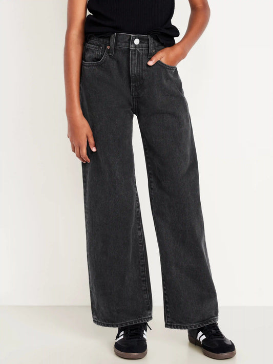 Baggy Straight-Leg Jeans for Girls
