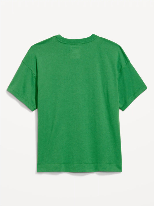 College Crew-Neck T-Shirt for Women