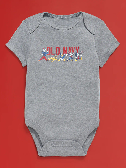 Old Navy x Disney© Short-Sleeve Logo-Graphic Bodysuit for Baby
