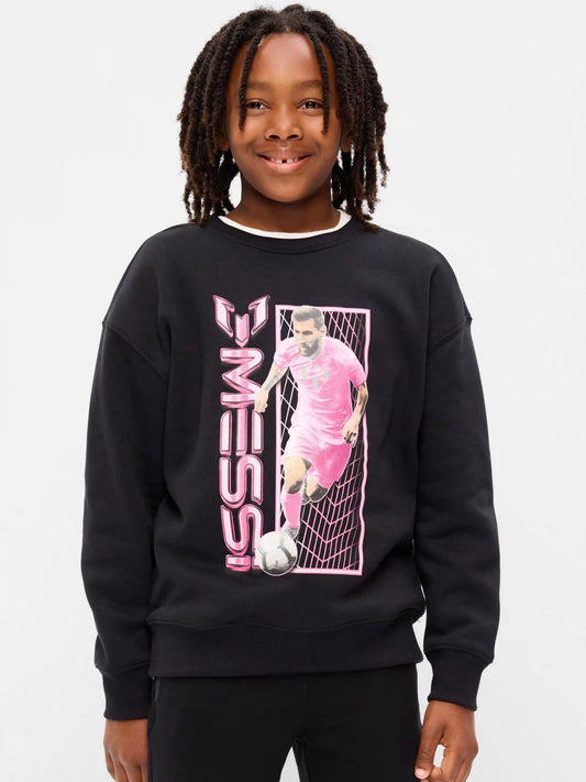 Messi™ Oversized Crew-Neck Graphic Sweatshirt for Boys