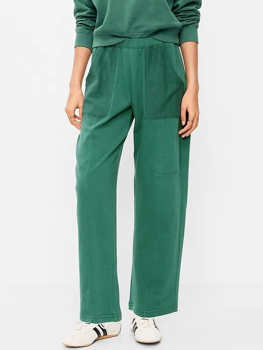 Mid-Rise SoComfy Seamed Barrel Sweatpants