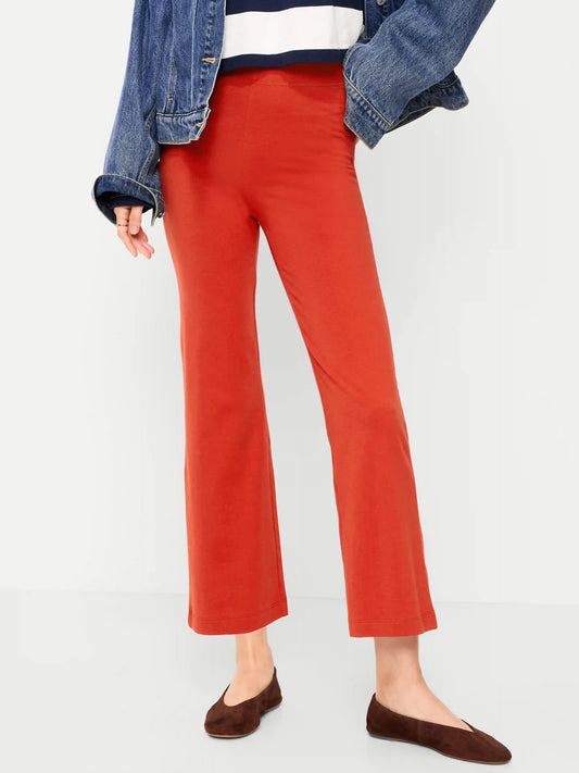 High-Waisted Fashion Kick Flare Leggings