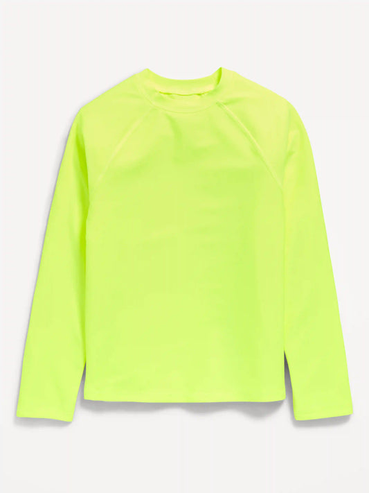 Long-Sleeve Rashguard Swim Top for Boys