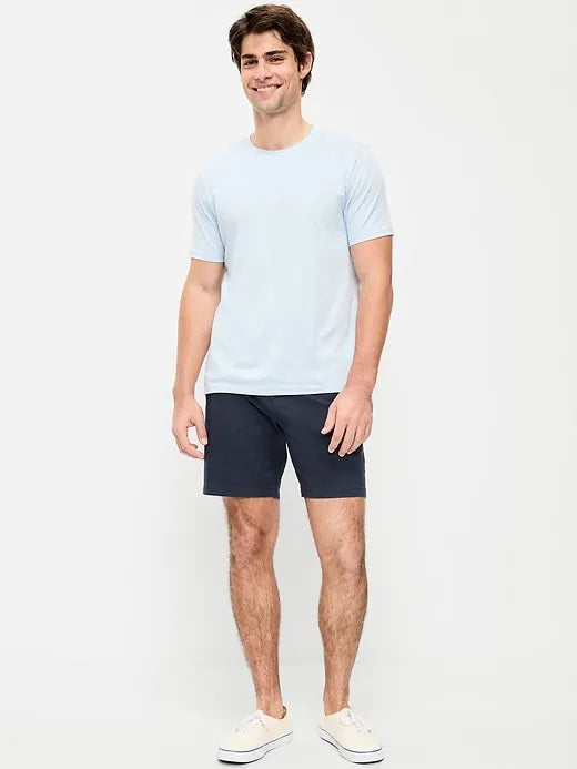 Slim Linen-Blend Rotation Chino Shorts -- 8-inch inseam