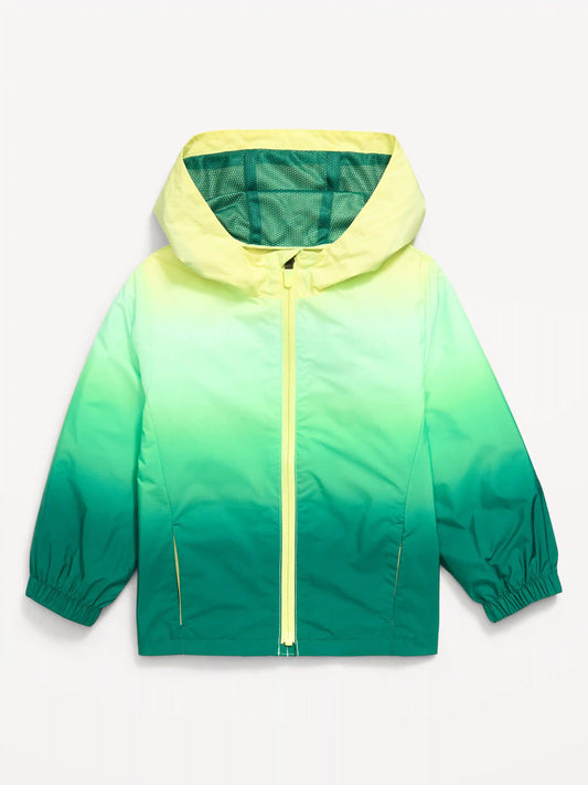 Water-Resistant Hooded Jacket for Toddler Boys