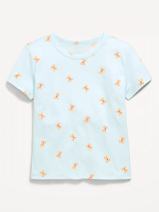 Softest Short-Sleeve Pocket T-Shirt for Girls