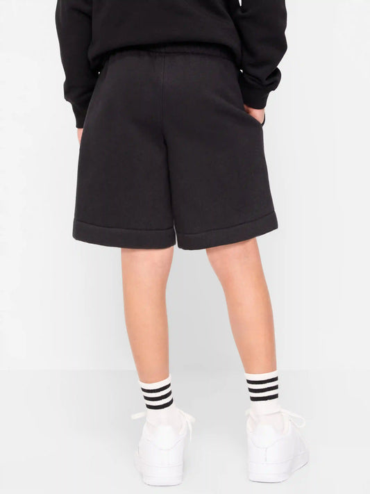 Above Knee Logo-Graphic Fleece Jogger Shorts for Boys