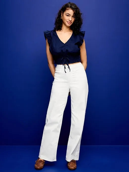 High-Waisted Wow Wide-Leg Jeans