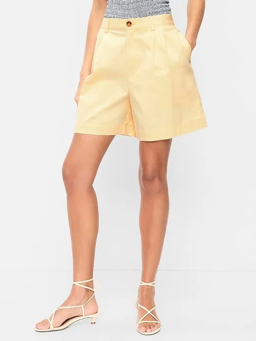 High-Waisted OGC Chino Shorts -- 4-inch inseam