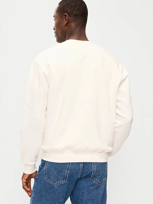 Loose Logo-Graphic Crew-Neck Sweatshirt