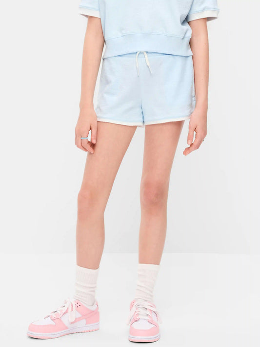 Dolphin-Hem Terry Shorts for Girls