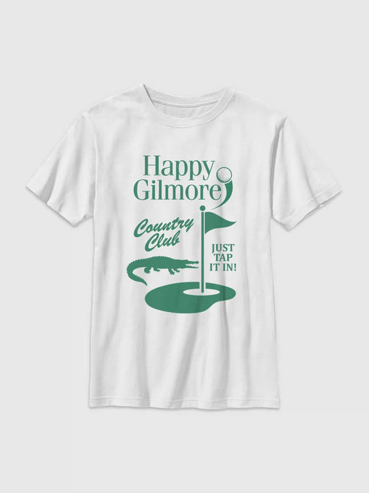 Happy Gilmore Gator Golf Graphic T-Shirt for Boys