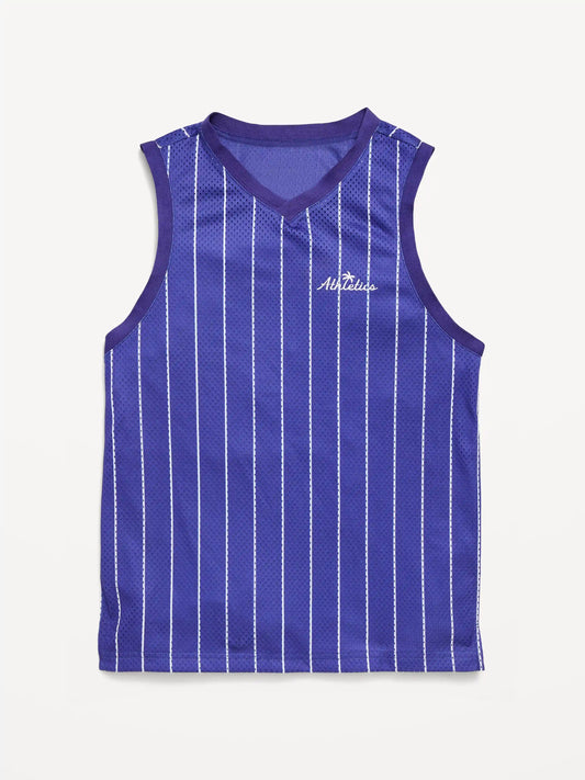 Mesh Basketball Tank Top for Boys