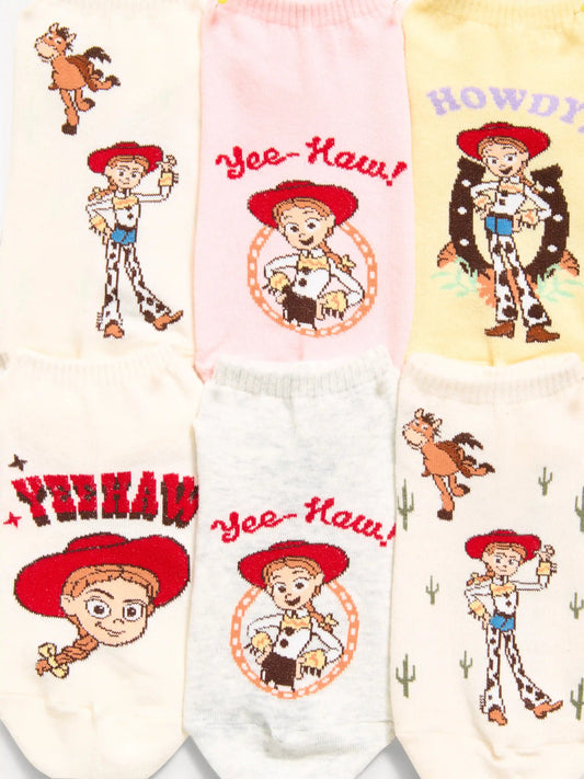 Disney© 6-Pack Novelty Ankle Socks for Women