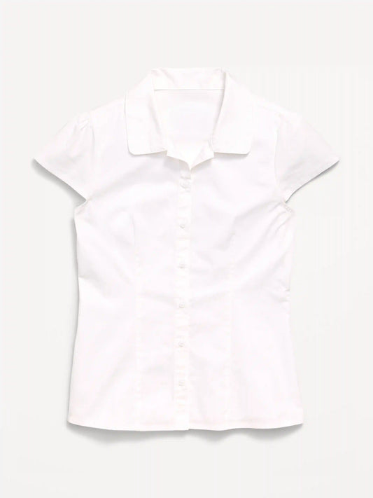 School Uniform Short-Sleeve Top for Girls
