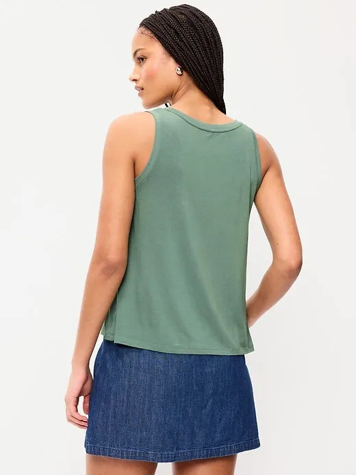 Luxe Scoop-Neck Tank Top