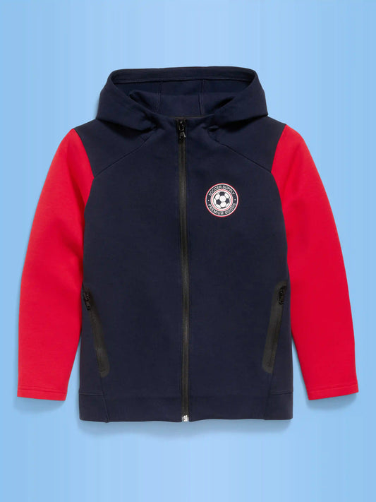 Dynamic Fleece USA Full-Zip Graphic Hoodie for Boys