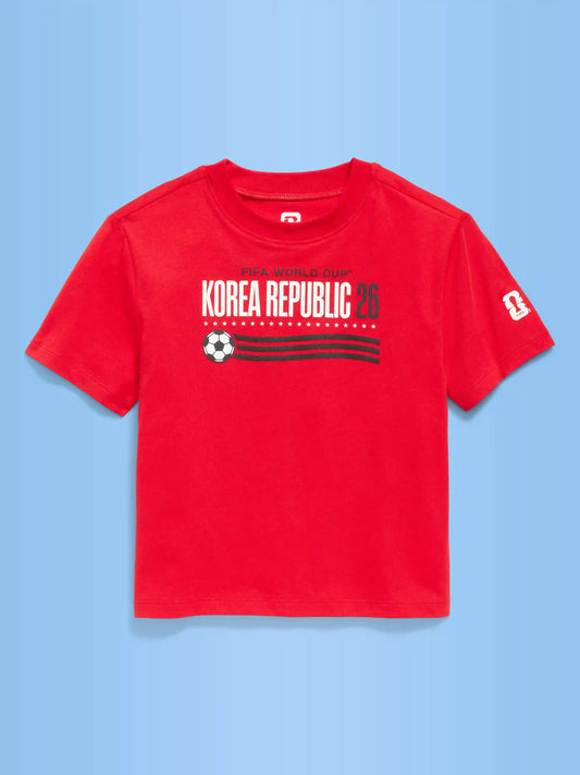 FIFA World Cup 26™ Korea Republic Oversized Unisex Graphic T-Shirt for Toddler