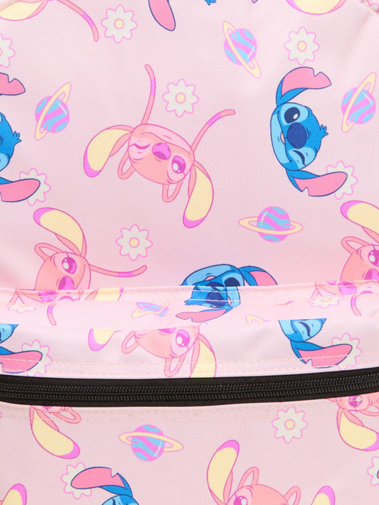 Disney© Stitch and Angel Canvas Backpack for Girls