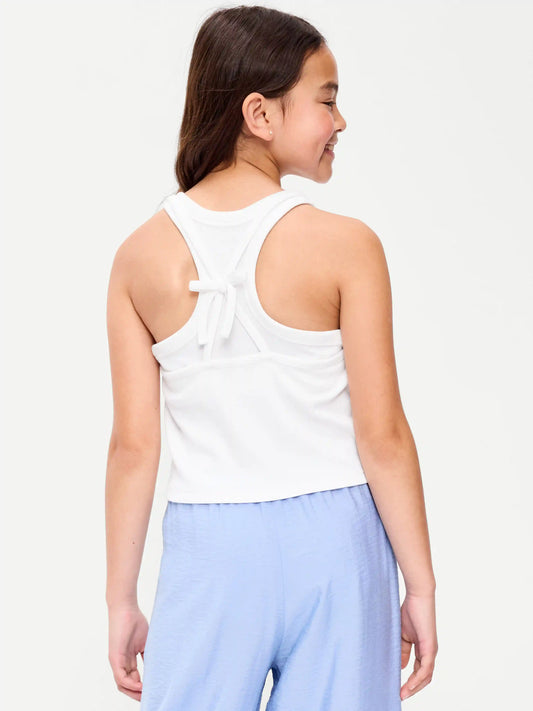 2-In-1 Ribbed Tank Top for Girls