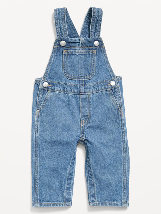 Unisex Baggy Jean Overalls for Baby