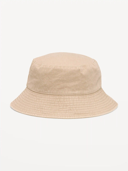 Washed Canvas Bucket Hat for Men