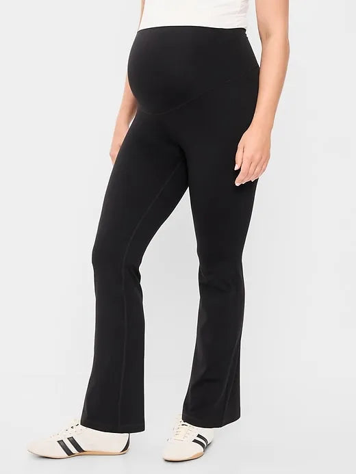 Maternity Full-Panel StudioSmooth Flare Leggings