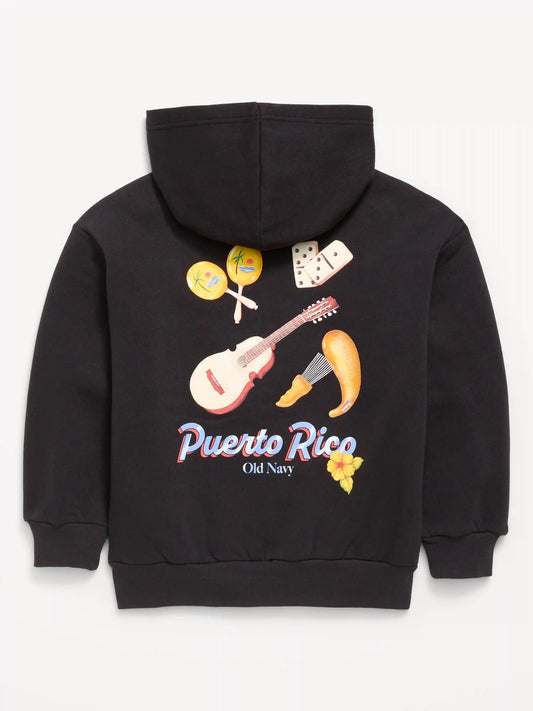 Favorite Fleece Oversized Logo Graphic Pullover Hoodie for Boys