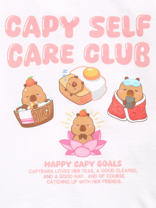 CapyFun™ Graphic T-Shirt for Girls