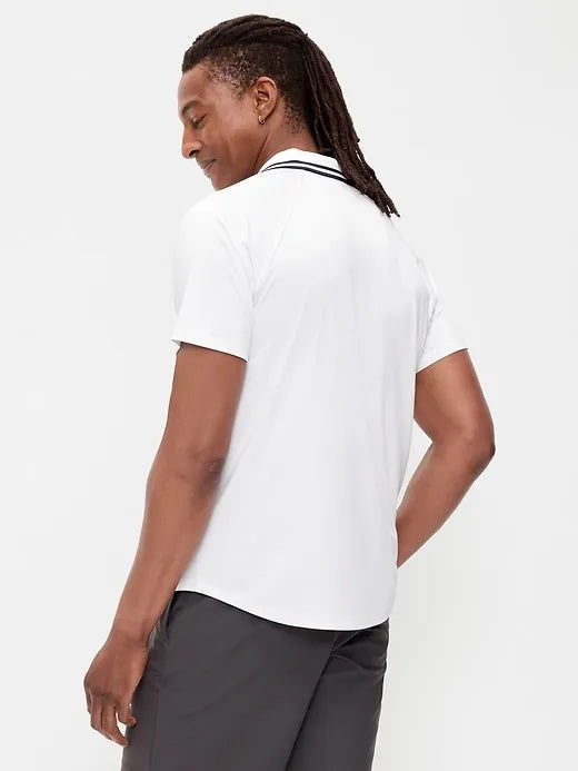 Modern Tech Zip Polo