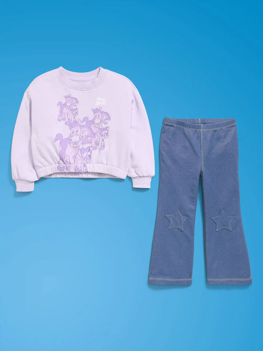 Old Navy x Pixar Toy Story Sweatshirt and Flare Leggings Set for Toddler Girls