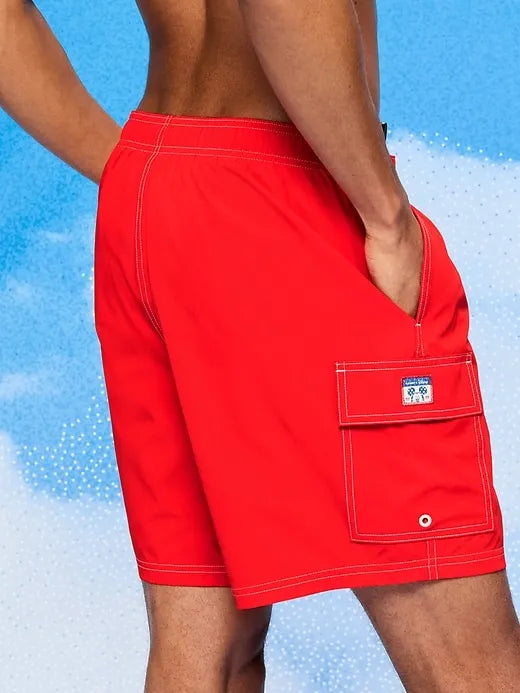 Old Navy x Disney Mickey Mouse Cargo Swim Trunks (7-inch inseam) for Men