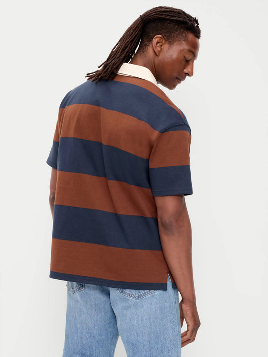 Striped Rugby Polo