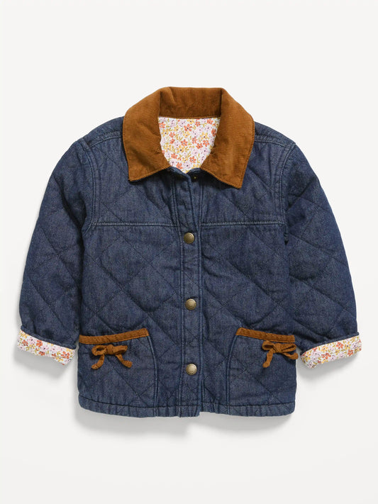 Denim Barn Jacket for Toddler Girls