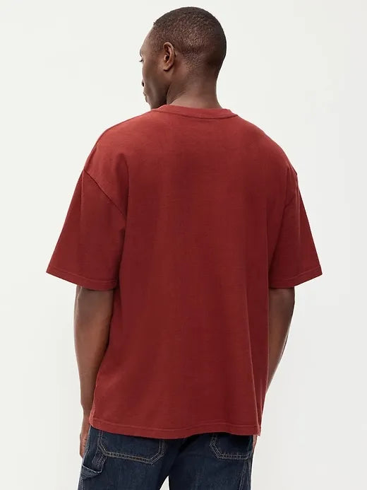Oversized Heavyweight Garment-Washed T-Shirt