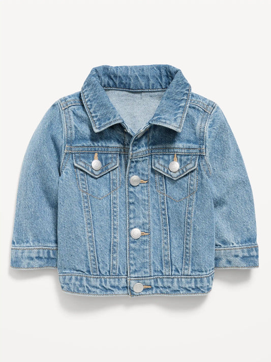 Unisex Trucker Jean Jacket for Baby