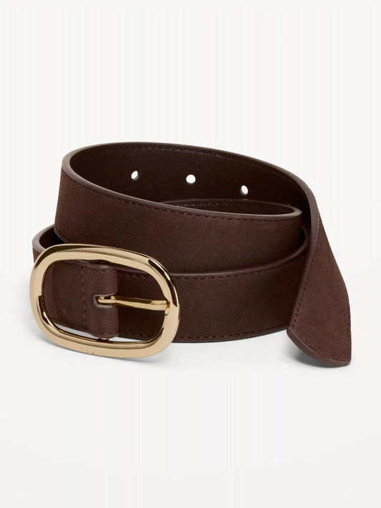 Faux-Suede Belt for Women