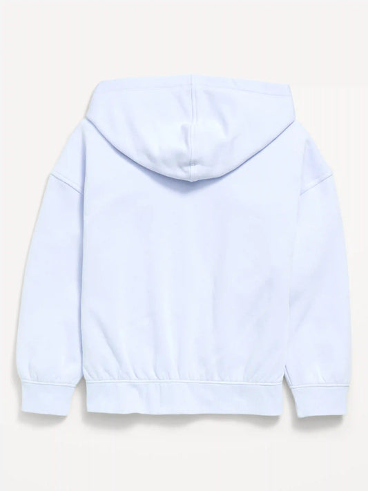 Oversized Graphic Pullover Hoodie for Girls