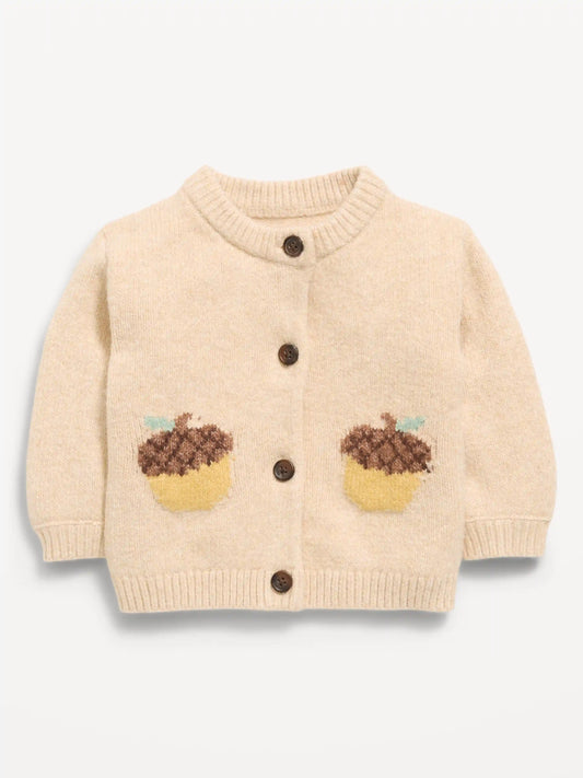 Graphic Cardigan Sweater for Baby