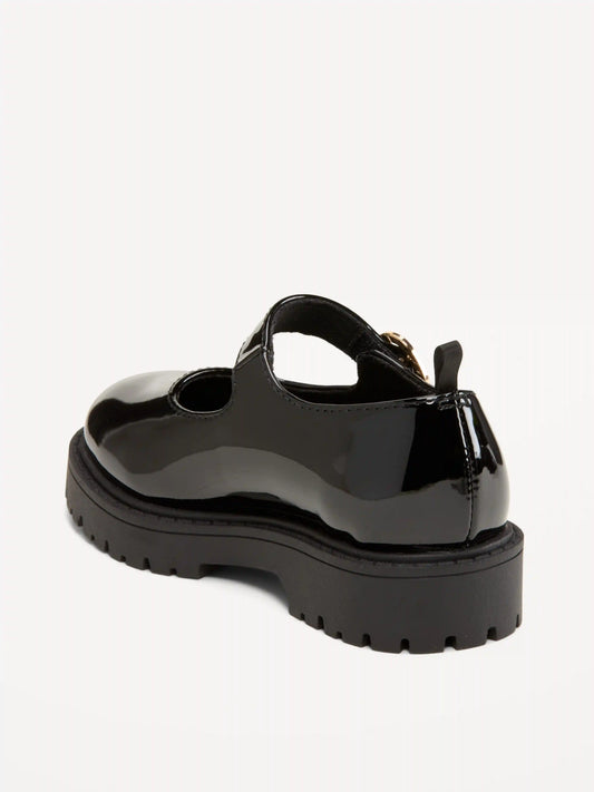 Shiny Faux-Leather Mary Jane Shoes for Toddler Girls